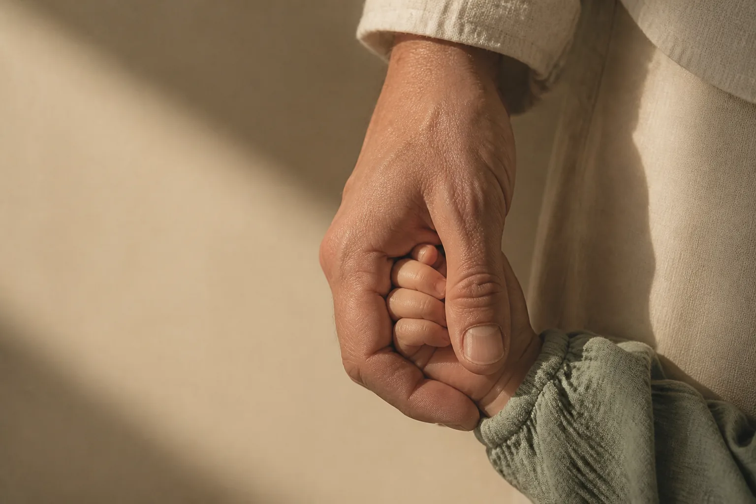 Jeune parent de la diaspora algérienne consultant une couverture décès