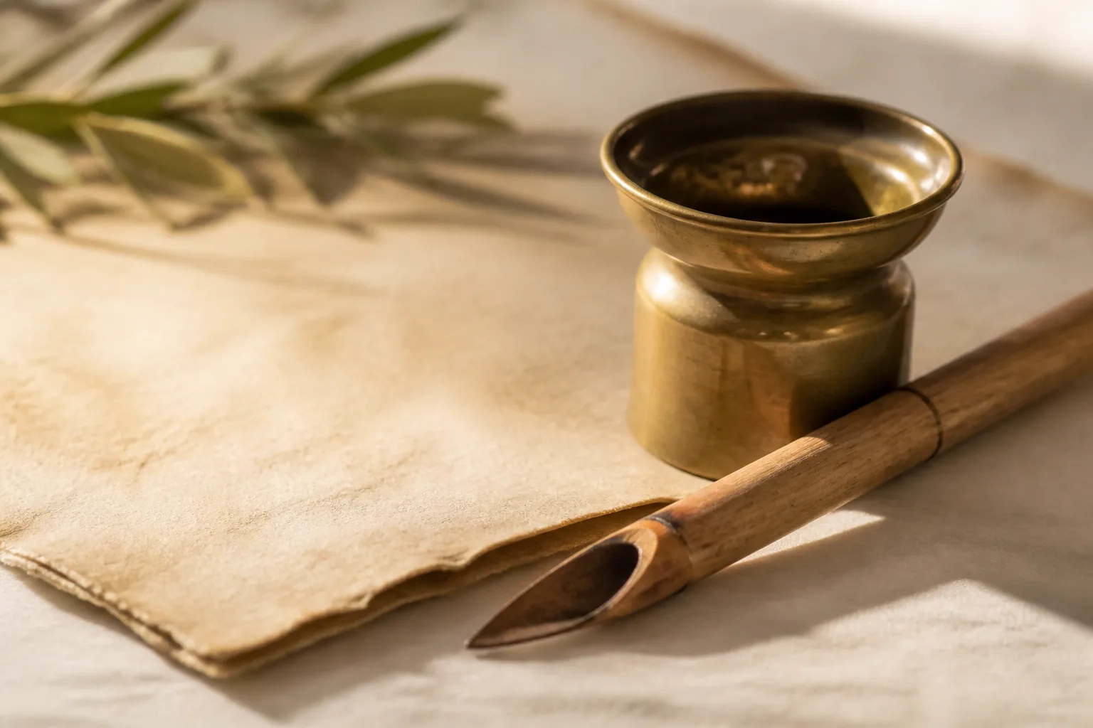 Manuscrit ancien avec calligraphie arabe évoquant un testament islamique